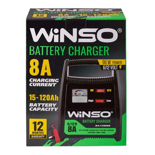 Купить Зарядное устройство АКБ Winso 6/12V, 8A