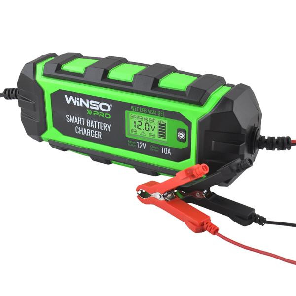 Buy WINSO PRO 12V battery charger, 10a LCD