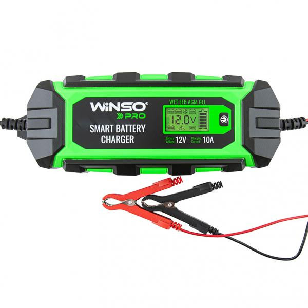 Buy WINSO PRO 12V battery charger, 10a LCD