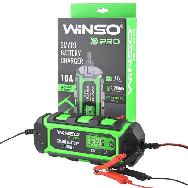 Buy WINSO PRO 12V battery charger, 10a LCD