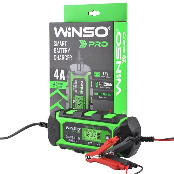 Купить Зарядное устройство АКБ Winso Pro 12V, 4A LCD