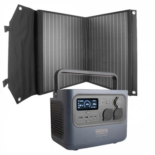 Buy Brevia Set Portable Charging Station EPower600 613wh + 200w solar panel