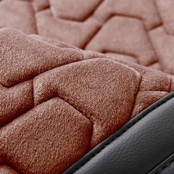 Купити Комплект преміум накидок для сидінь BELTEX Chicago, black-coffee