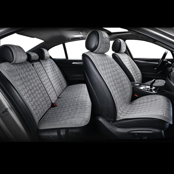 Купити Комплект преміум накидок для сидінь BELTEX Chicago, grey
