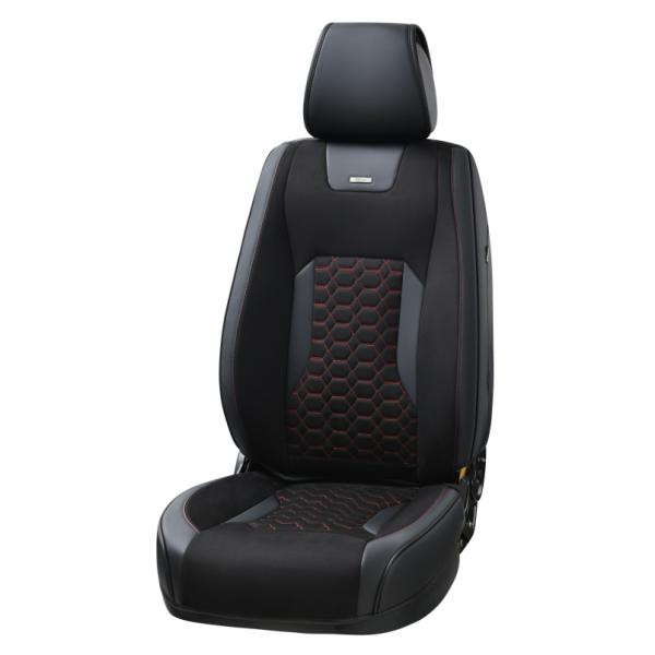 Buy Set, 3D Beltex Montana seats covers, black-red