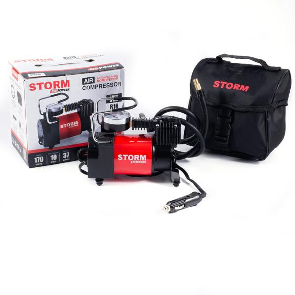 Buy Compressor Automobile Storm Big Power 10 atm 37 l/min 170 W