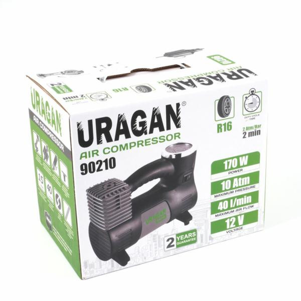 Buy Compressor Automobile Uragan 10 atm 40 l/min 170 W