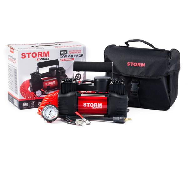 Buy Compressor Two-cylindrical Automobile Storm Bi-Power10 atm 85 l/min 360 W