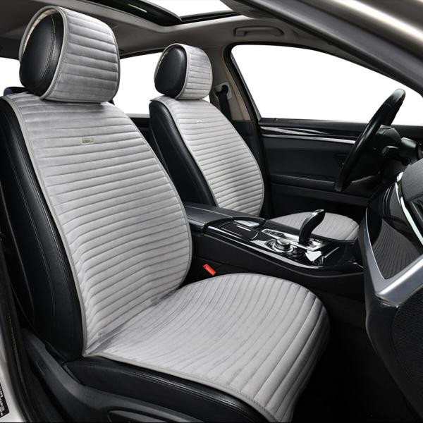 Buy Premium capes for front seats Beltex Barcelona, ​​Grey 2pcs.