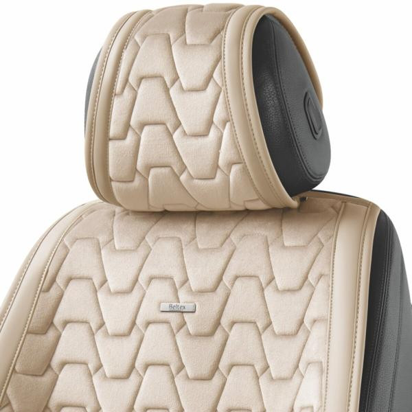 Buy Premium capes for front seats Beltex Chicago, Biege 2pcs
