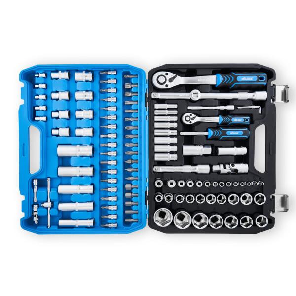 Buy Professional set of tools in the Mölder Case 1/2 ", 1/4" 72 T, CR-V, 108Do.