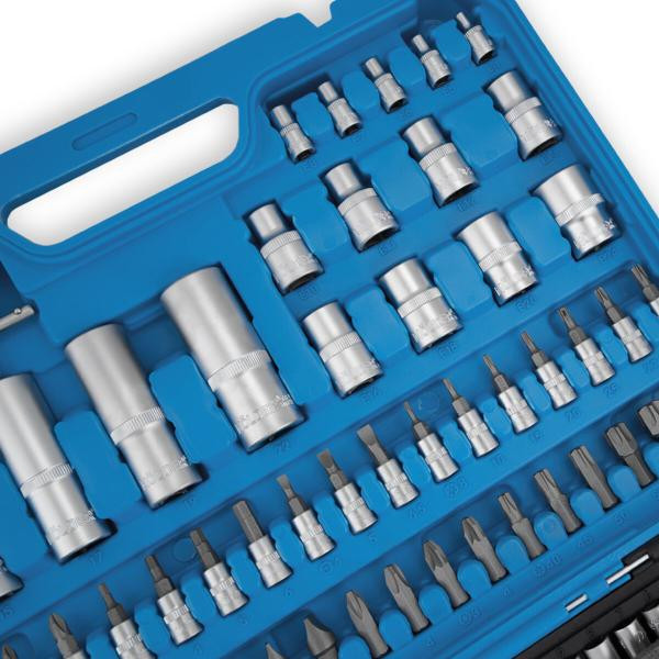 Buy Professional set of tools in the Mölder Case 1/2 ", 1/4" 72 T, CR-V, 108Do.