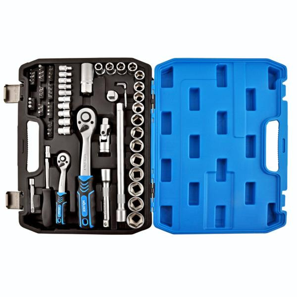 Купить Профессиональный набор инструментов в кейсе MÖLDER 1/2 ", 1/4" 72 T, CR-V, 72ед.