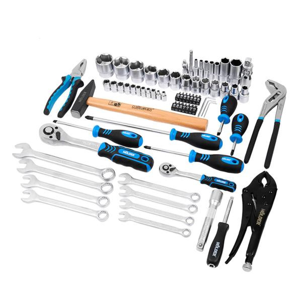 Buy Professional set of tools in the Mölder Case 1/2 ", 1/4" 72 T, CR-V, 72OD.