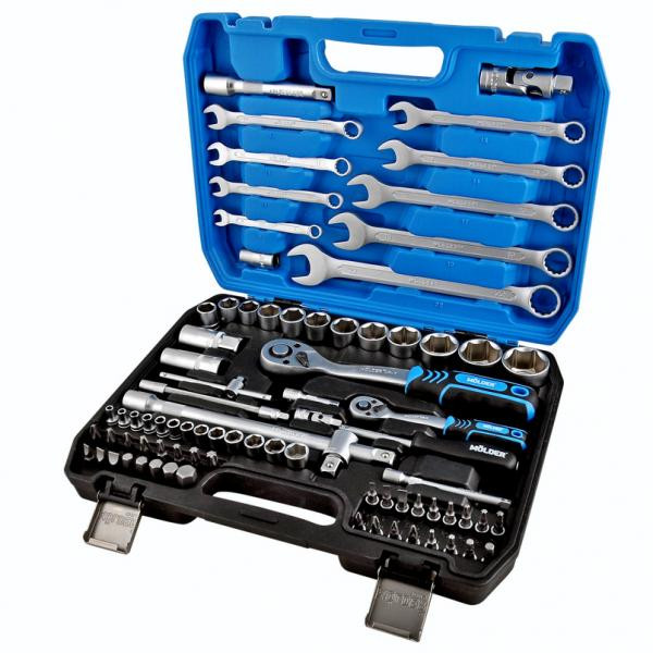Buy Professional set of tools in the case of Mölder 1/2 ", 1/4" 72 T, CR-V, 82OD.