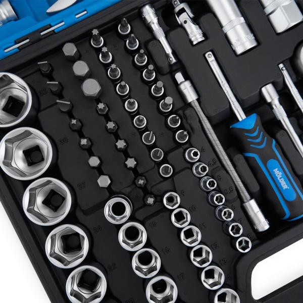 Buy Professional set of tools in the case of Mölder 1/2 ", 1/4" 72 T, CR-V, 82OD.