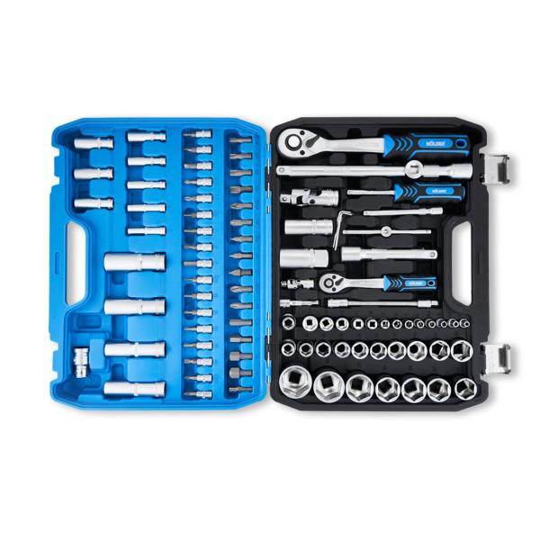 Buy Professional set of tools in the Mölder Case 1/2 ", 1/4" 72 T, CR-V, 94OD.