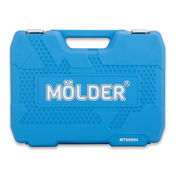 Buy Professional set of tools in the Mölder Case 1/2 ", 1/4" 72 T, CR-V, 94OD.