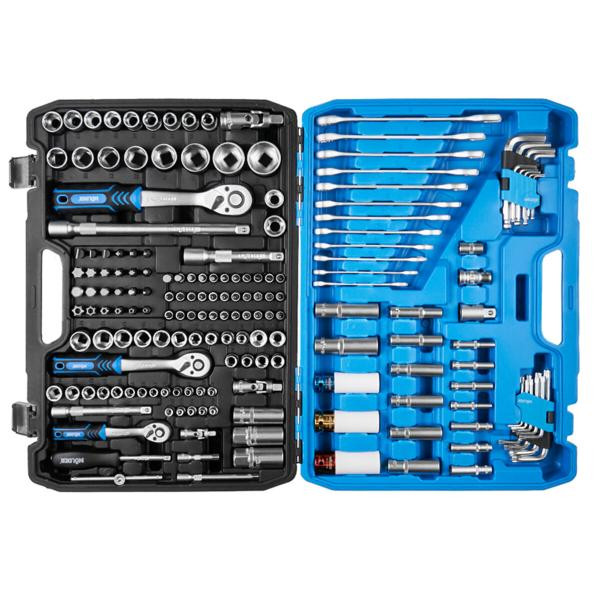 Buy Professional set of tools in the Mölder Case 1/2 ", 1/4", 3/8 "72t, CR-V, 176OD.