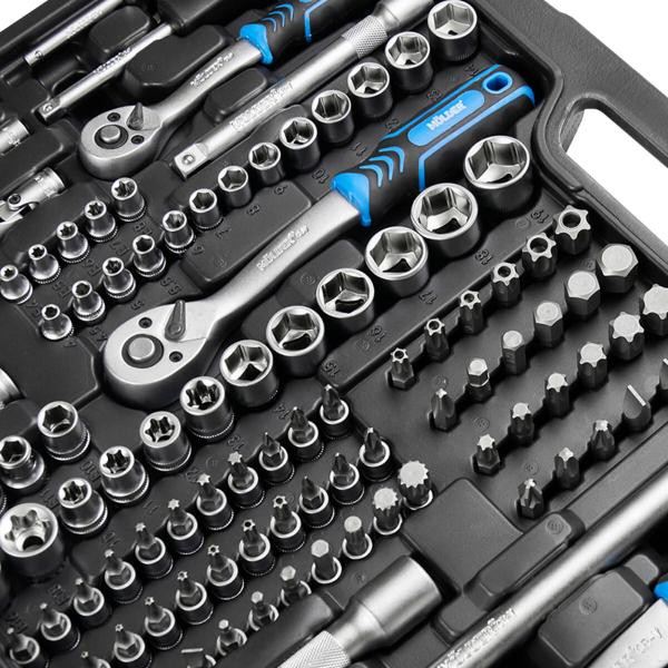 Buy Professional set of tools in the Mölder Case 1/2 ", 1/4", 3/8 "72t, CR-V, 176OD.