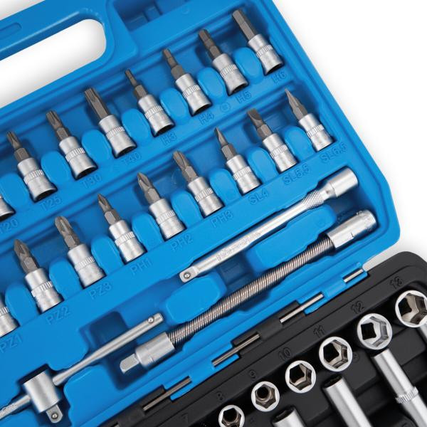 Buy Professional set of tools in the Mölder Case 1/4 "72 T, CR-V, 56OD.