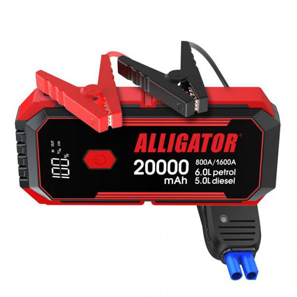 Buy The Alligator Jump Starter 800a/1600a 20000Mah starter