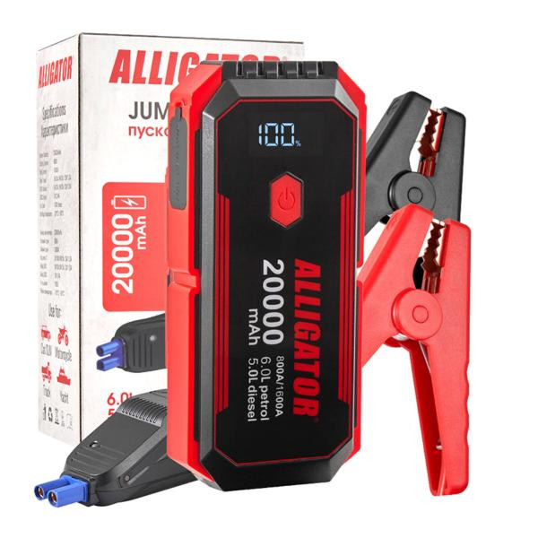 Buy The Alligator Jump Starter 800a/1600a 20000Mah starter