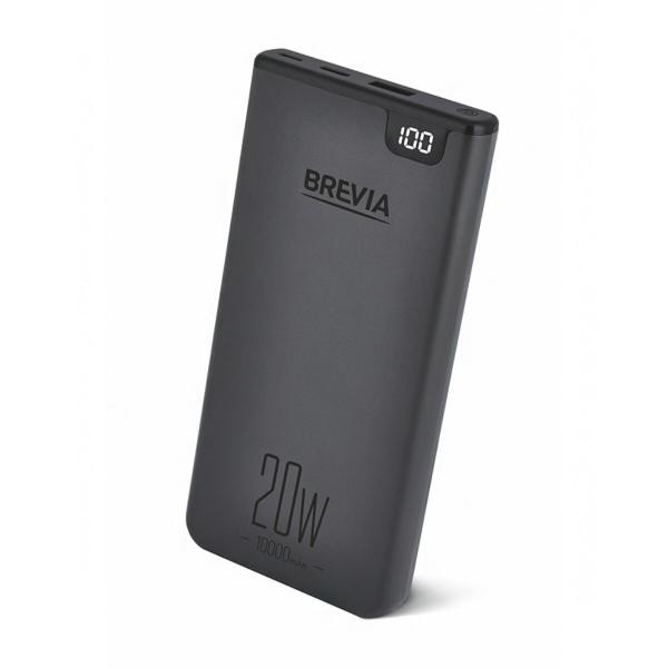 Купить Повербанк (Power Bank) Brevia 10000mAh 20W Li-Pol, LCD