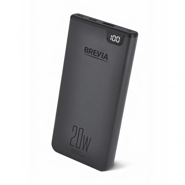 Купить Повербанк (Power Bank) Brevia 10000mAh 20W Li-Pol, LCD