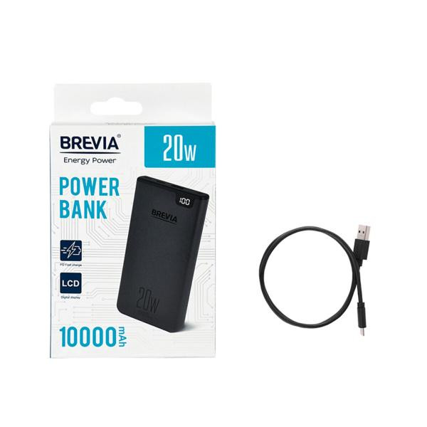 Купить Повербанк (Power Bank) Brevia 10000mAh 20W Li-Pol, LCD