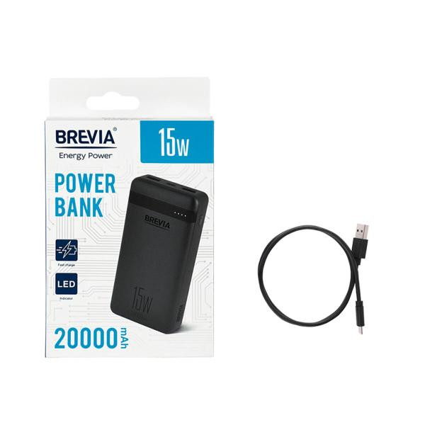 Купить Повербанк (Power Bank) Brevia 20000mAh 15W Li-Pol