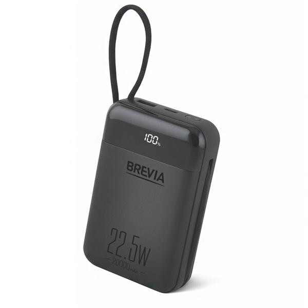 Купить Повербанк (Power Bank) Brevia 20000mAh 22.5W Type-C+Lightning Cable, Li-Pol, LCD