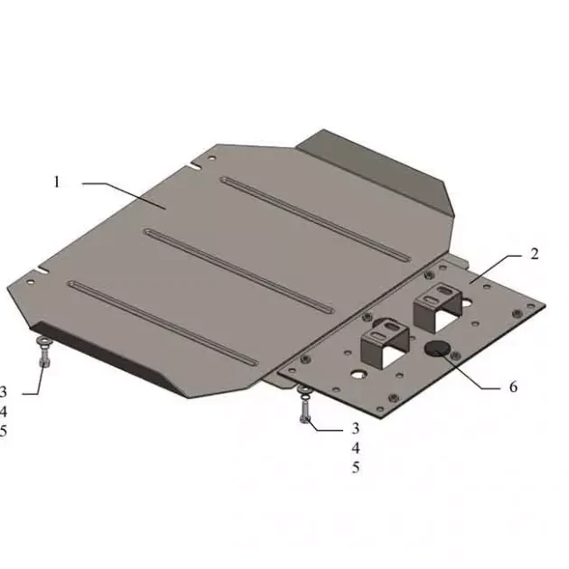 Купити Захист МКПП Kolchuga для Mitsubishi L200 2006-2014