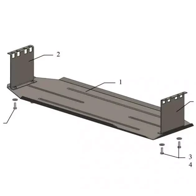 Buy Kolchuga tank protection for Mitsubishi L200 2006-2014