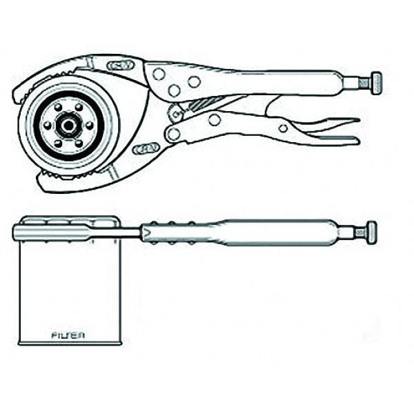Buy Filter oil Filter with a fixer 53-118 mm (Force 639230)