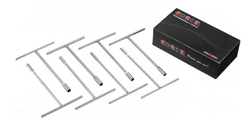 Купить Набор 6-гр. Т-обр. торцевых ключей 8 пр. (6-13 мм) (FORCE 50652)