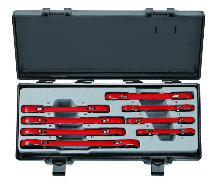 Купить Набор ключей трещоточных накидных 8 пр. (6-22 мм) (FORCE 50810)