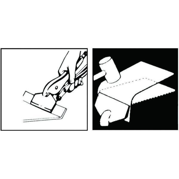 Купити Клещи с фиксатором (плоские губки), L=250 мм (FORCE 66101)