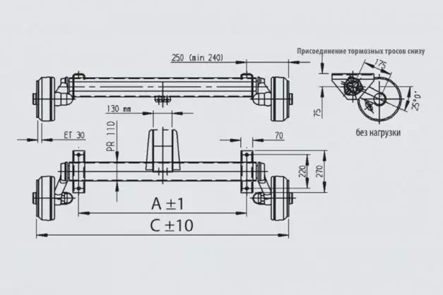 Buy Torssiona AL-KO Brake 1800 kg 1350 mm (112x5)