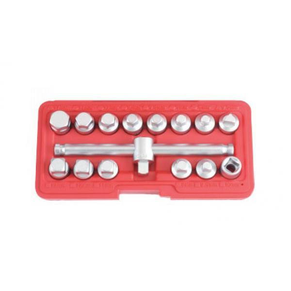 Купити 3/8" Комплект головок для маслосливных пробок 15 пр. (FORCE 915G2)