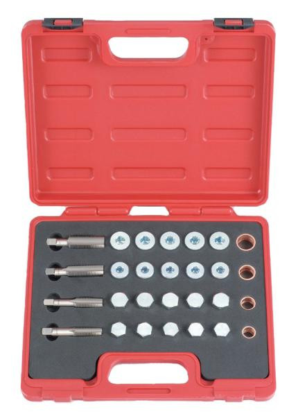 Купить Комплект для ремонта резьбы маслосливных отверстий 64 пр. (FORCE 964G1)