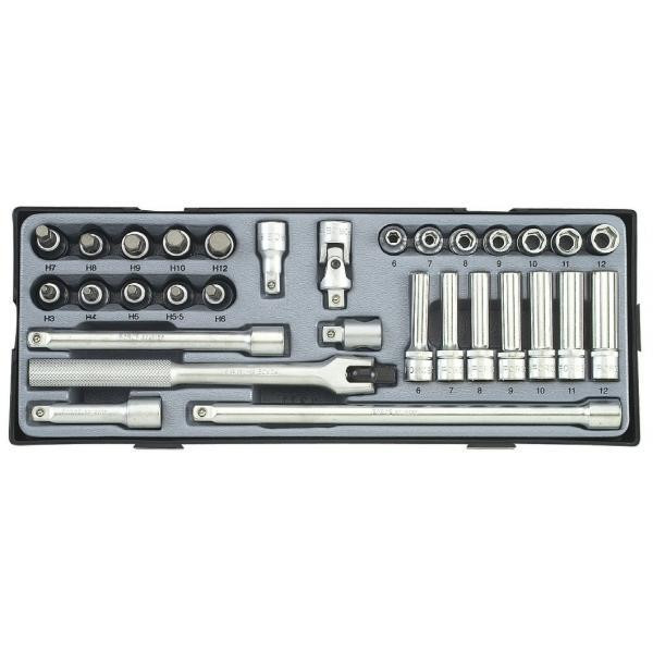 Купити 3/8" Набор головок 31 пр. (в ложементе) (FORCE T3311)