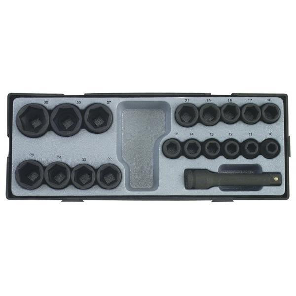 Купити 1/2" Набор головок ударных 6-гр.19 пр. (FORCE T4193)