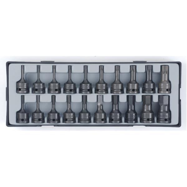 Купити 1/2" Набор головок-бит ударных 20 пр. (в ложементе) (FORCE T4205)