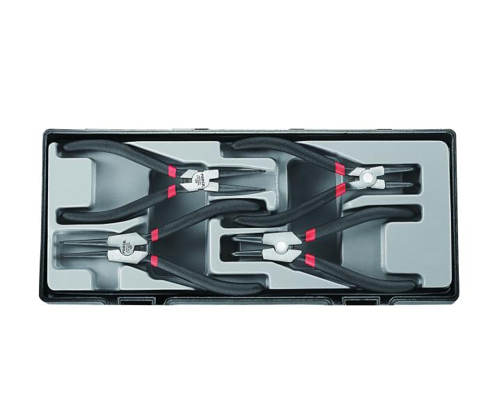 Купить Набор съемников стопорных колец 4 пр. (FORCE T5043A)