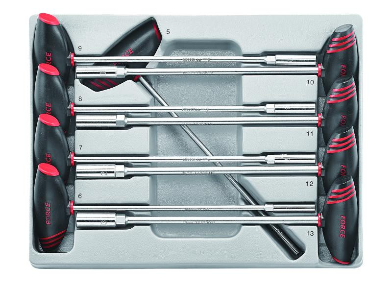 Купить Тележка инструментальная 7-ми секционная с инструментом 361 пр. (FORCE 10217B-361)