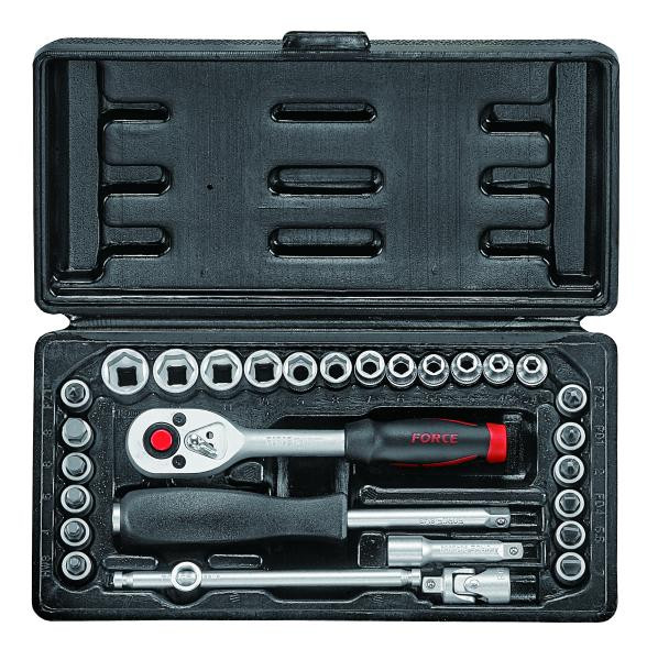 Купить 1/4" Набор инструмента 12-гр. 29 пр. (FORCE 2292-9)