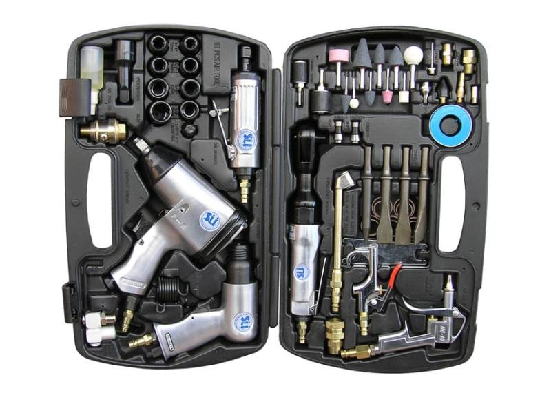 Купить Набор пневмоинструмента 65 пр. (Sumake ST-62K)