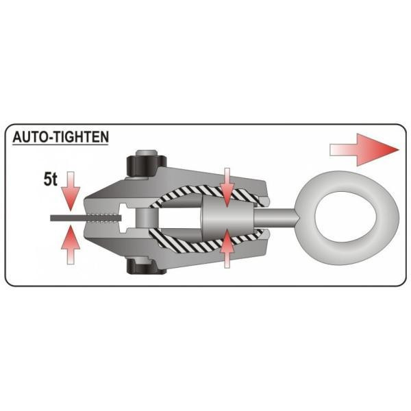 Купить Зажим для кузовных работ 5 т (FORCE 9M1601)