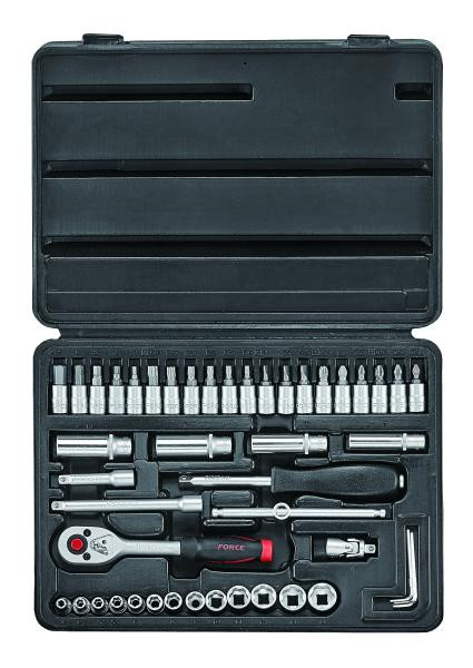 Купить 1/4" Набор инструмента 6-гр. 46 пр. (FORCE 2461-5)